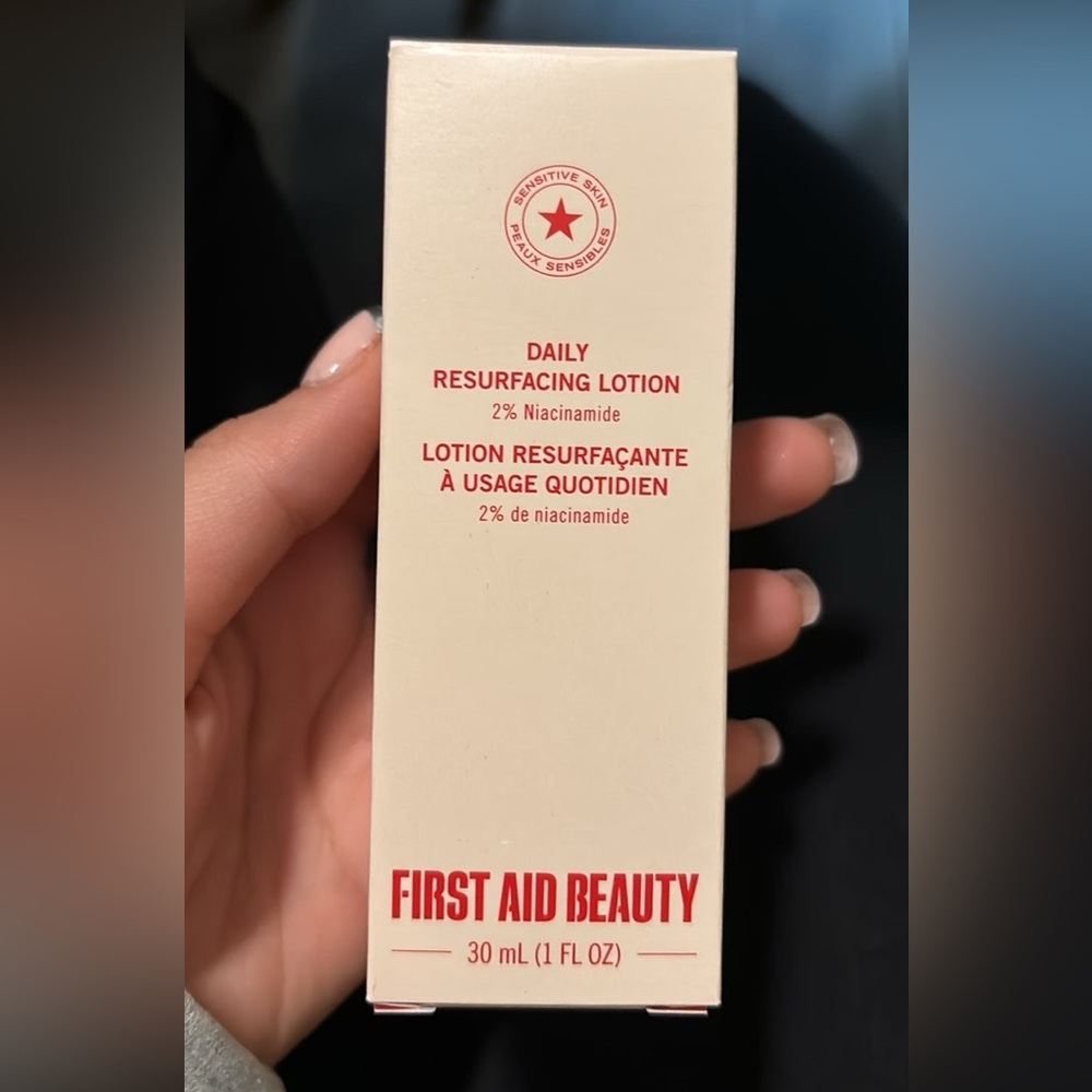 First Aid Beauty daily resurfacing lotion